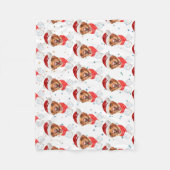 Couverture Polaire Labrador Chien de race Noël (Devant)