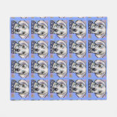 Couverture Polaire Labrador Retriever (Devant (Horizontal))