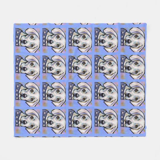 Couverture Polaire Labrador Retriever (Devant (Horizontal))