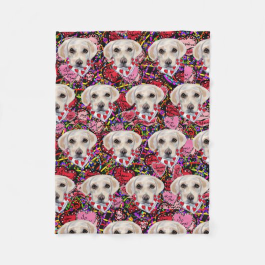 Couverture Polaire Labrador Retriever (Devant)