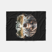 Couverture Polaire Labrador Retriever Avec Des Canards Mallard Chasse (Devant (Horizontal))