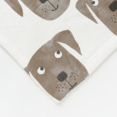 Couverture Polaire Labrador Retriever Chien (Coin)