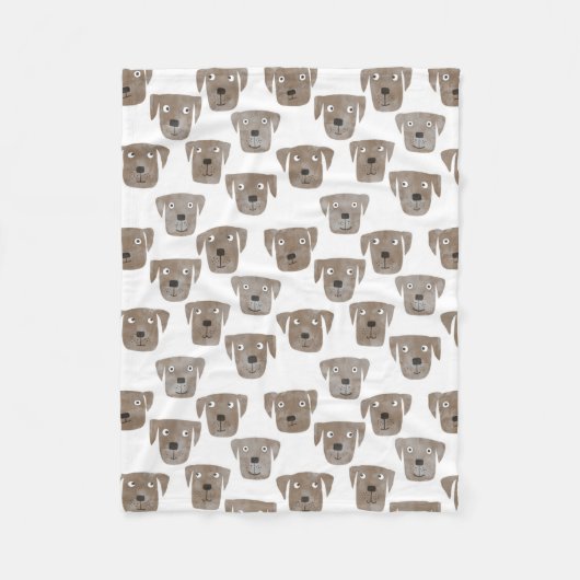 Couverture Polaire Labrador Retriever Chien (Devant)