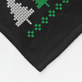 Couverture Polaire Labrador Retriever Dog Christmas Ugly Sweater Ligh (Coin)