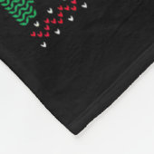 Couverture Polaire Labrador Retrivers Joyeux Noël Woofmas Chien Lo (Coin)