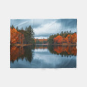 Couverture Polaire Lac d'Automne (Devant (Horizontal))