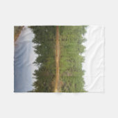 Couverture Polaire Lac de réflexion des pins (Devant (Horizontal))