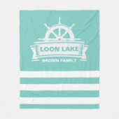 Couverture Polaire Lac Family (Devant)