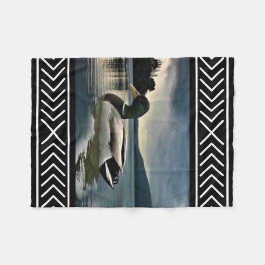 Couverture Polaire Lac Mallard Duck (Devant (Horizontal))