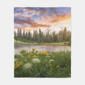 Couverture Polaire Lac Tipsoo du mont Rainier (Devant)