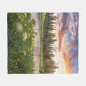 Couverture Polaire Lac Tipsoo du mont Rainier (Devant (Horizontal))