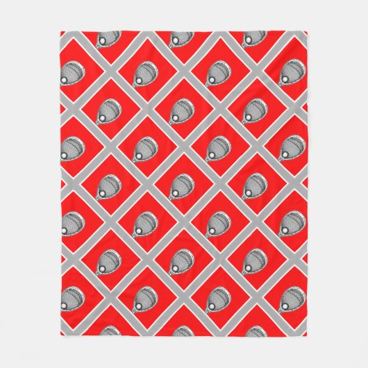 Couverture Polaire Lacrosse Goalie Red (Devant)