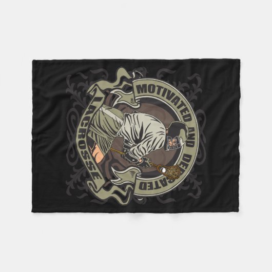 Couverture Polaire Lacrosse motivée (Devant (Horizontal))