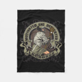 Couverture Polaire Lacrosse motivée (Devant)