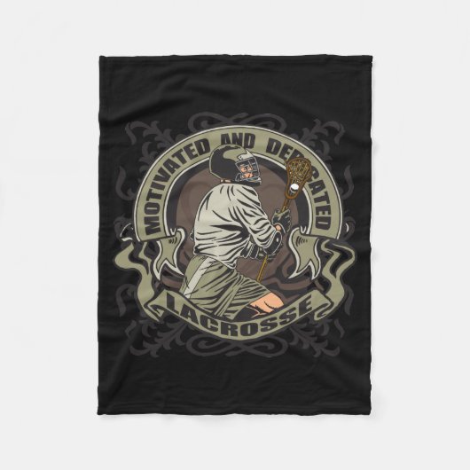 Couverture Polaire Lacrosse motivée (Devant)