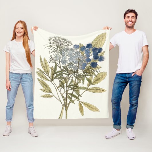 Couverture Polaire Lacy Feuilles - Fleurs et verdure (En situation)