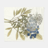 Couverture Polaire Lacy Feuilles - Fleurs et verdure (Devant (Horizontal))