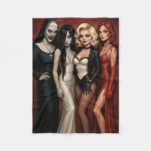 Couverture Polaire Ladies of horror glam it up (Devant)
