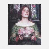 Couverture Polaire Lady and Roses, John William Waterhouse (Devant)
