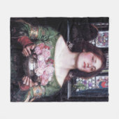 Couverture Polaire Lady and Roses, John William Waterhouse (Devant (Horizontal))