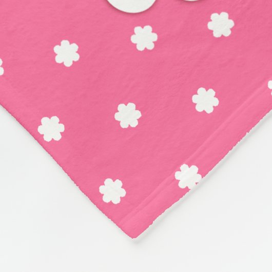 Couverture Polaire Ladybird ladybug fleurs nom rose graphique couvert (Coin)