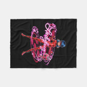 Couverture Polaire Ladybug et Tikki Graphic (Devant (Horizontal))