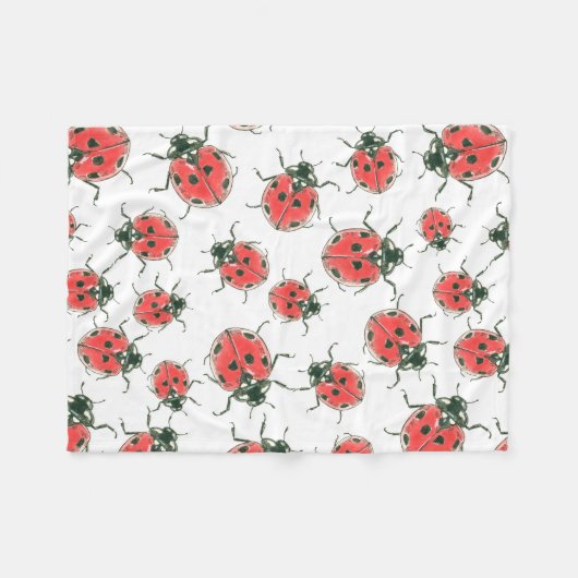 Couverture Polaire Ladybugs (Devant (Horizontal))