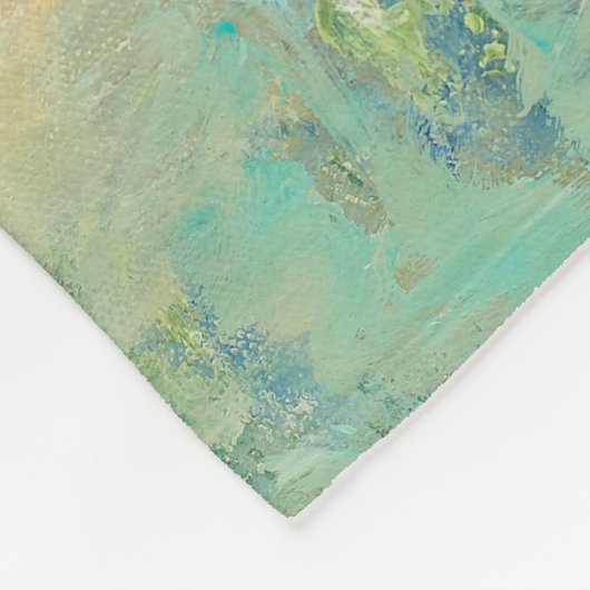 Couverture Polaire Lagon Côtier Bleu (Coin)