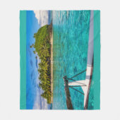 Couverture Polaire Lagon de Bora Bora (Devant)