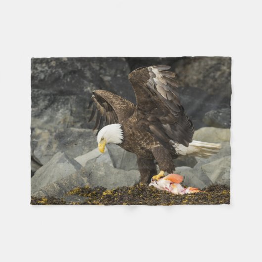 Couverture Polaire L'aigle chauve ultime (Devant (Horizontal))