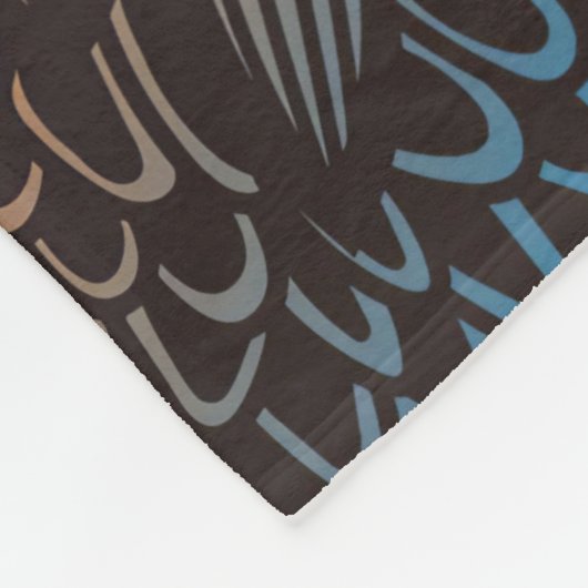 Couverture Polaire L'Aigle Voit Sa Proie (Coin)