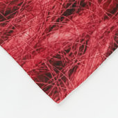 Couverture Polaire Laine rouge : Arrière - plan de texture Tricot. (Coin)
