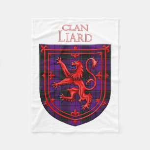 Couverture Polaire Laird Tartan Scottish Plaid Lion Rampant