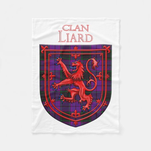 Couverture Polaire Laird Tartan Scottish Plaid Lion Rampant (Devant)