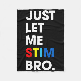 Couverture Polaire Laisse-Moi Stim Bro Sensibilisation sur l'autisme