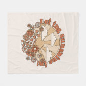 Couverture Polaire Laisser briller le soleil dans la marguerite Super (Devant (Horizontal))