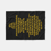 Couverture Polaire Laisser Drôle Un Poisson Qui Rencontrera Mon Regar (Devant (Horizontal))