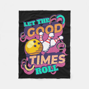 Couverture Polaire Laisser Le Bon Temps Roll Bowling Shirts Drôle Bow