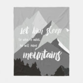 Couverture Polaire Laissez-Le Dormir Quand Il Se Réveillera Il Déplac (Devant)