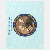 Couverture Polaire Lait d'orignal Matanuska (Devant)