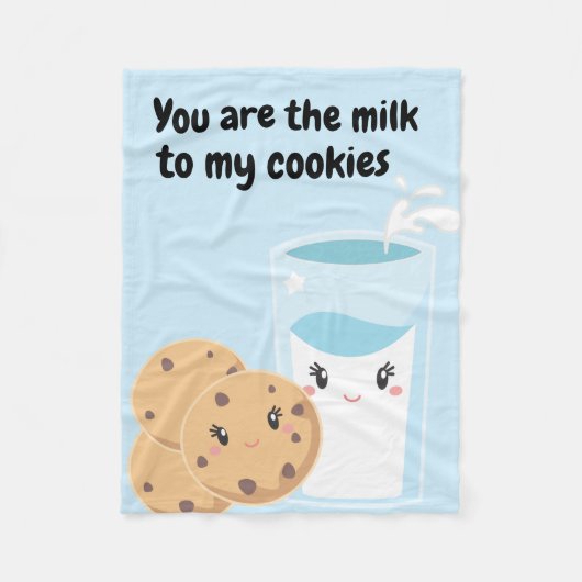 Couverture Polaire Lait et biscuits Cuties (Devant)