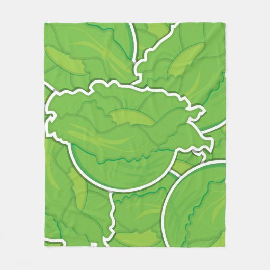 Couverture Polaire Laitue funky (Devant)