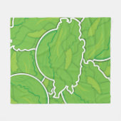 Couverture Polaire Laitue funky (Devant (Horizontal))