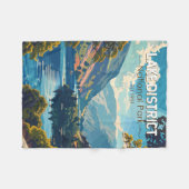 Couverture Polaire Lake District National Park England Travel Art (Devant (Horizontal))