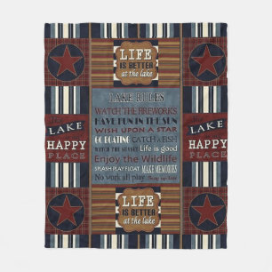 Couverture Polaire "Lake House" FLEECE BLANKET