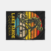 Couverture Polaire Lake Tahoe California Mountain Biking  (Devant (Horizontal))