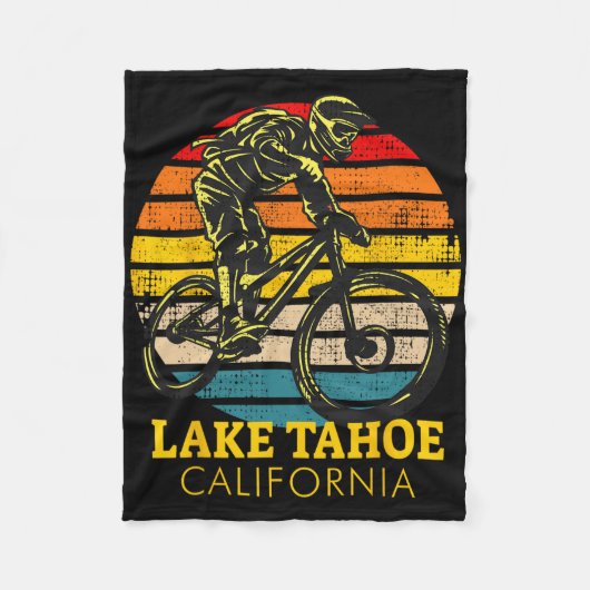 Couverture Polaire Lake Tahoe California Mountain Biking  (Devant)