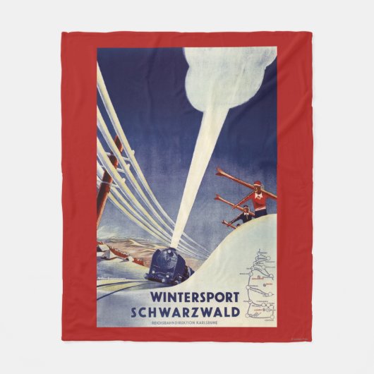 Couverture Polaire L'Allemagne - ski dans la forêt noire (Devant)