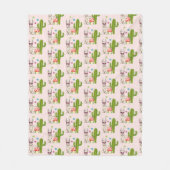 Couverture Polaire Lama cool en Motif Lunettes de soleil en forme de  (Devant)