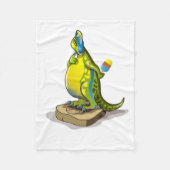 Couverture Polaire Lambeosaurus Se Possédant Sur Une Échelle De Poids (Devant)